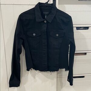 Black Denim Jacket by Risen Los Angeles